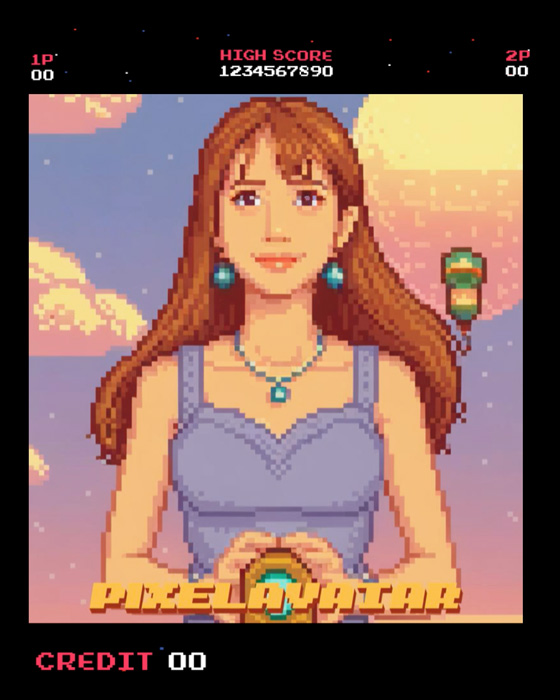 @miku_takami_ Photo Pixel avatar dot art BeautyPlus