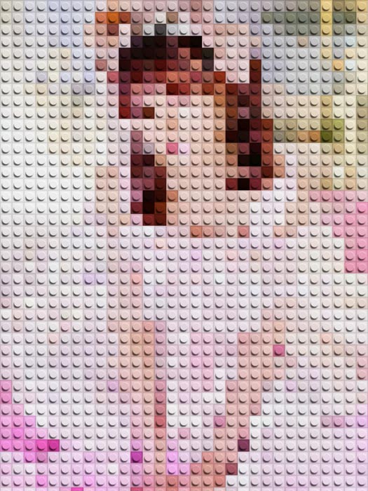 @shanchan_32 Photo Toy Block Pixel Art Converter BeautyPlus