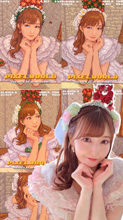 @shanchan_32 Photo Pixel World Wallpaper Processing after