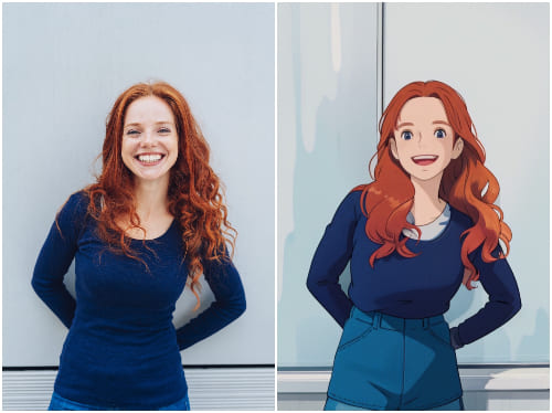 지브리 스타일 이미지-snow