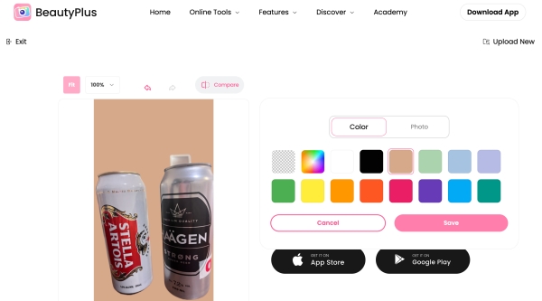 Beautyplus background removal tool 03
