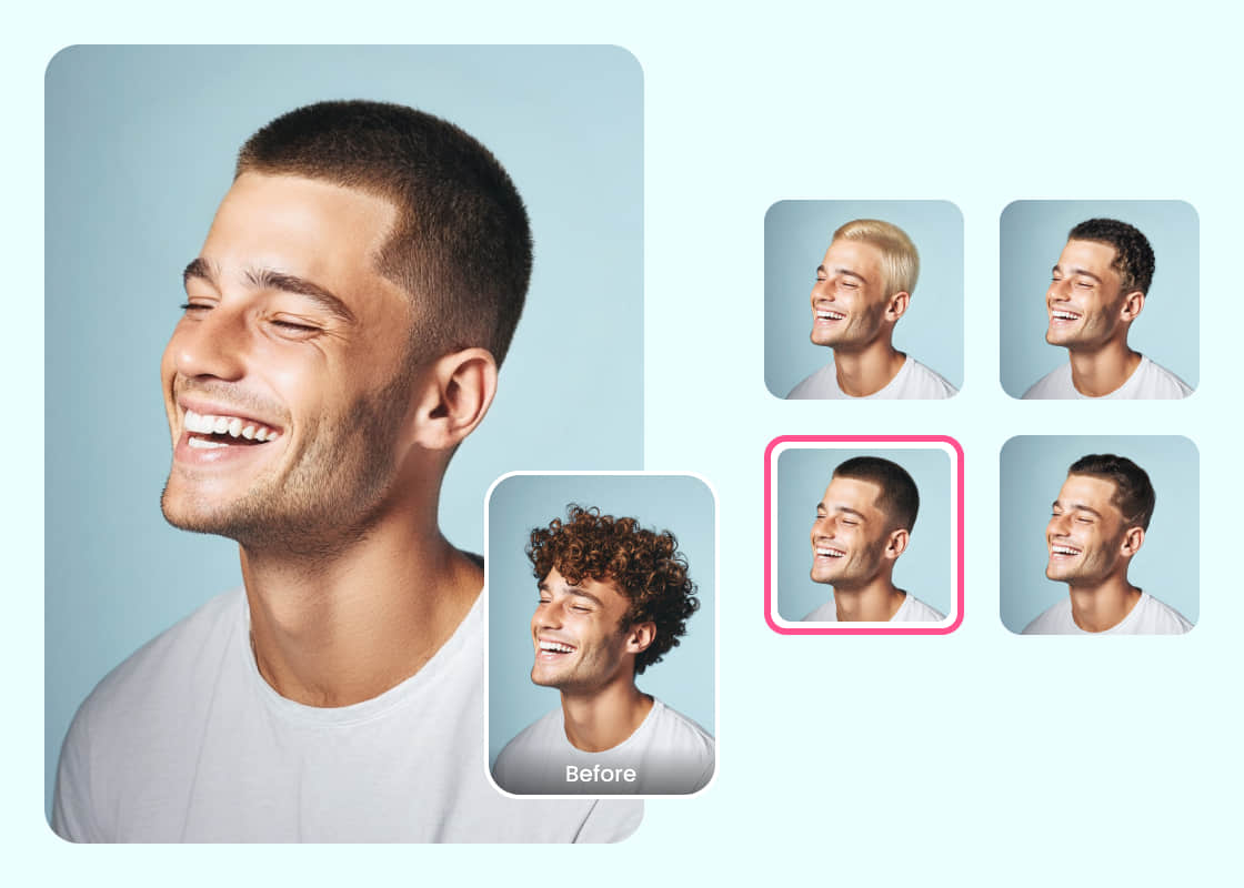 BeautyPlus Buzz Cut Filter