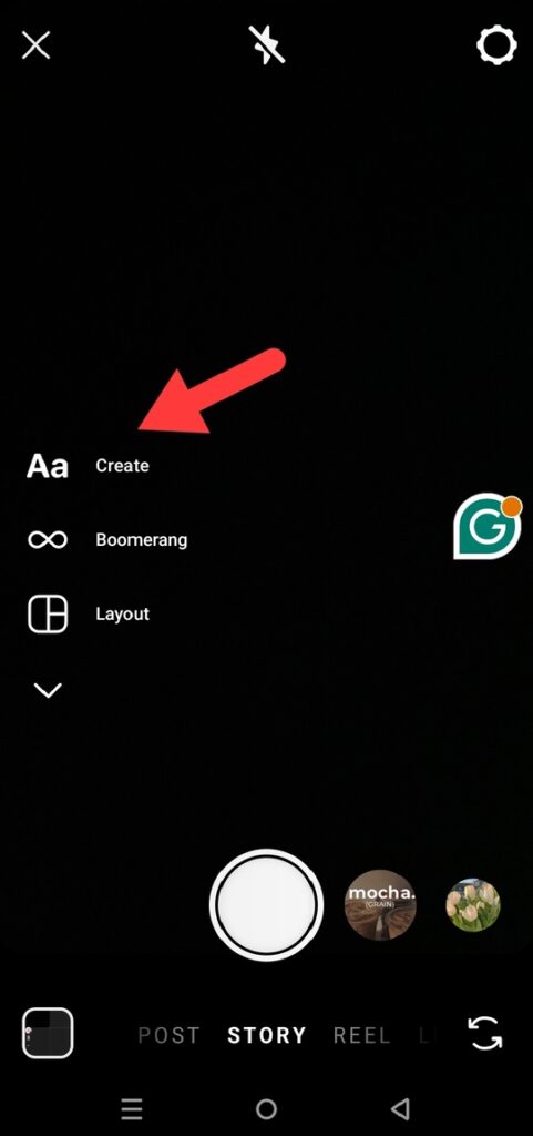 How to Make a Collage on Instagram Story Without Layout step 1