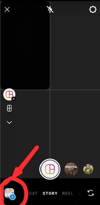how to make a collage story on instagram step 3