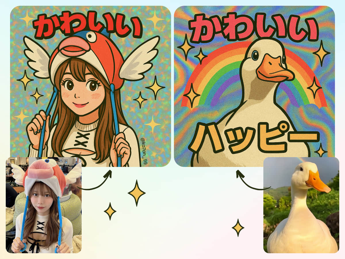 ビックリマン風シール