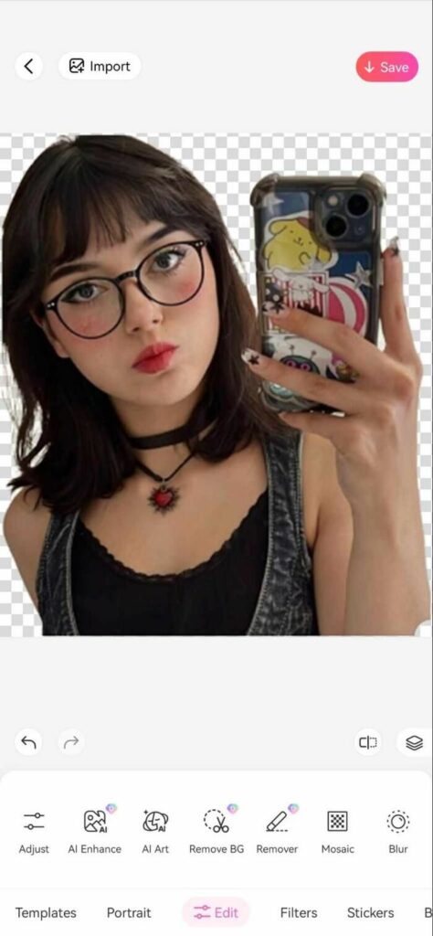 Remove Background From Image iPhone beautyplus app