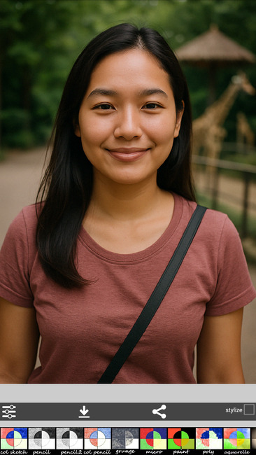 ภาพก่อนใช้ Sketch Camera