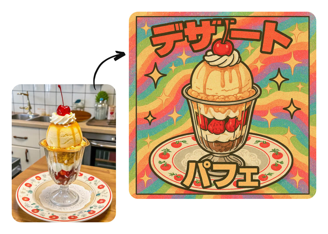 ビックリマン風シール