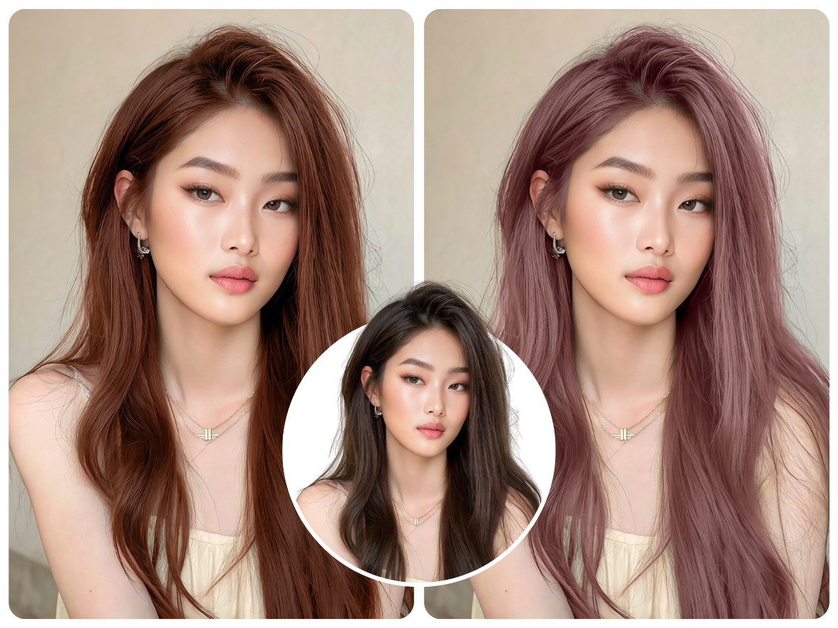 自分に似合う髪色診断