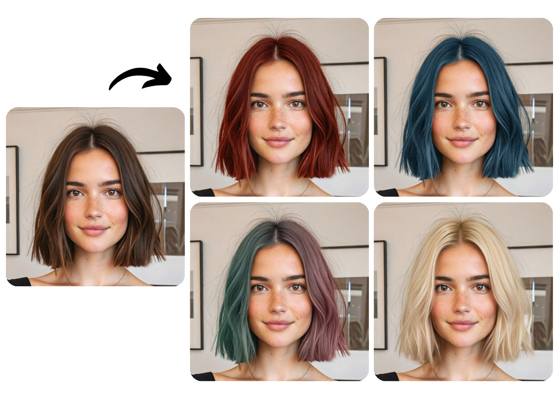 Hair Color Try On