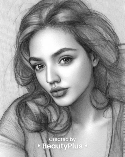 ภาพหลังใช้ BeautyPlus App