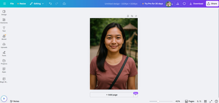 ภาพก่อนใช้ Canva
