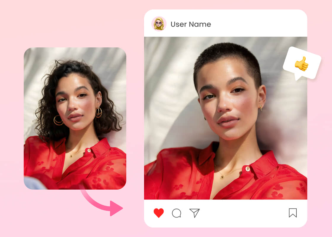 BeautyPlus Buzz Cut Filter
