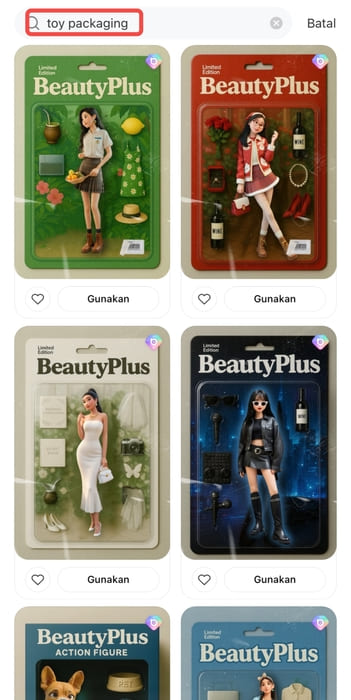 action figure-beautyplus-step 2