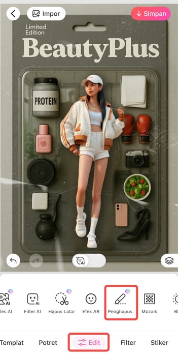 action figure-beautyplus-step 3