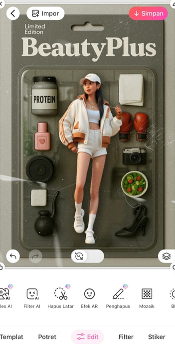 action figure-beautyplus-step 5