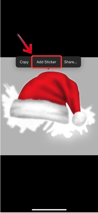 Add a Santa Hat to a Photo on iPhone - 03