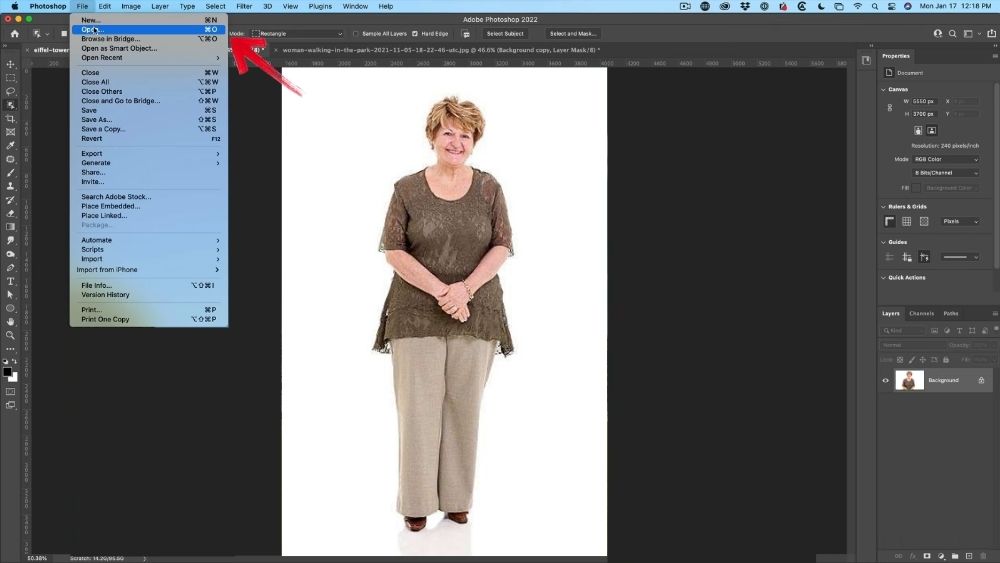 add person using photoshop - 01
