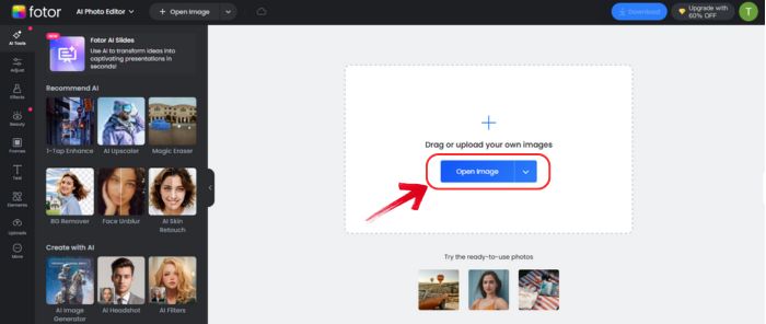 Add Snow Effect to Photo Fotor - 03