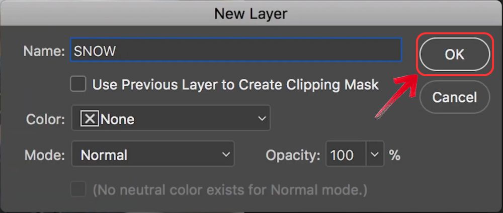 Add Snow to a Photo in Photoshop - 03