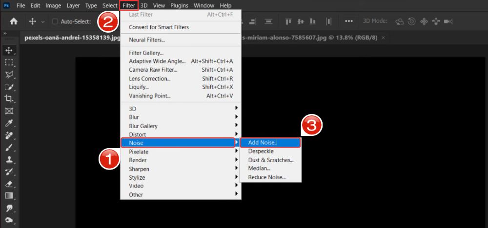 Add Snow to a Photo in Photoshop - 07