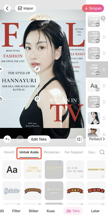aplikasi edit tulisan di foto-gaya font-langkah 3