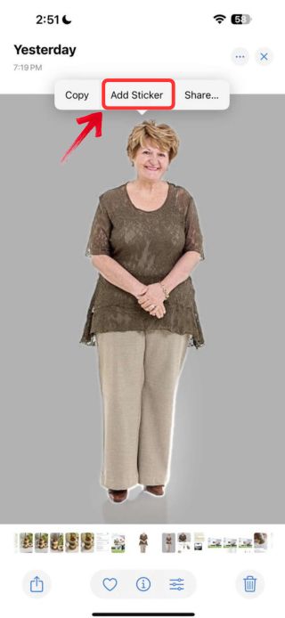 Add the Person in Photo iPhone - 03