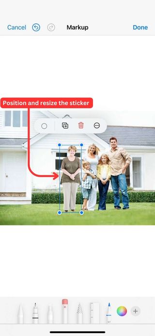 Add the Person in Photo iPhone - 09