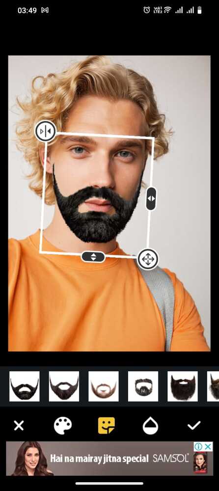 Adjusting the Beard Style on your Face