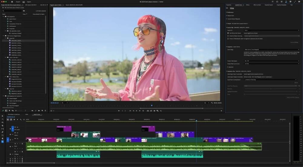 adobe premiere pro-Giao diện phần mềm chỉnh sửa video Adobe Premiere Pro