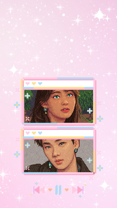 AIドット絵 変換 壁紙アプリ ポラロイド 風 加工 ホーム画面 おしゃれ