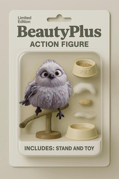 Action Figure Bersama Hewan Peliharaan