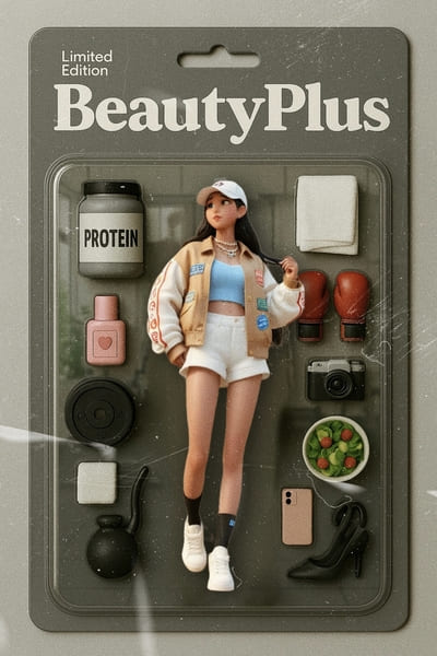 자신을 AI 액션 피규어 스타일로 편집