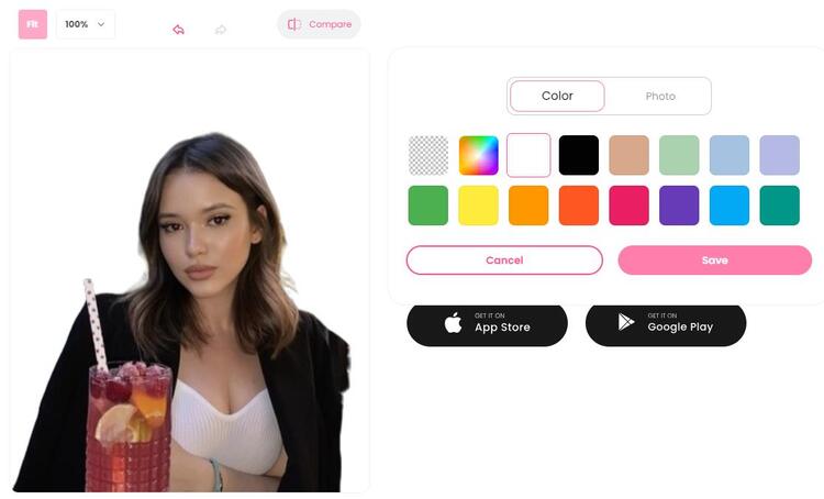 ai background remover-change color