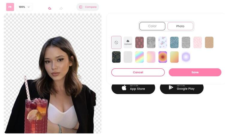 ai background remover-use image
