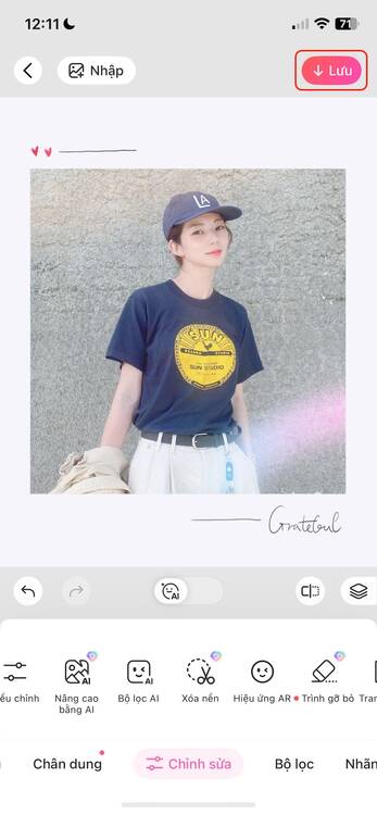 app tạo khung viền trắng cho ảnh-Lưu lại ảnh sau khi dùng tính năng Hiệu ứng AR 02