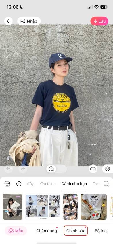 app tạo khung viền trắng cho ảnh-Chọn tính năng Hiệu ứng AR 01