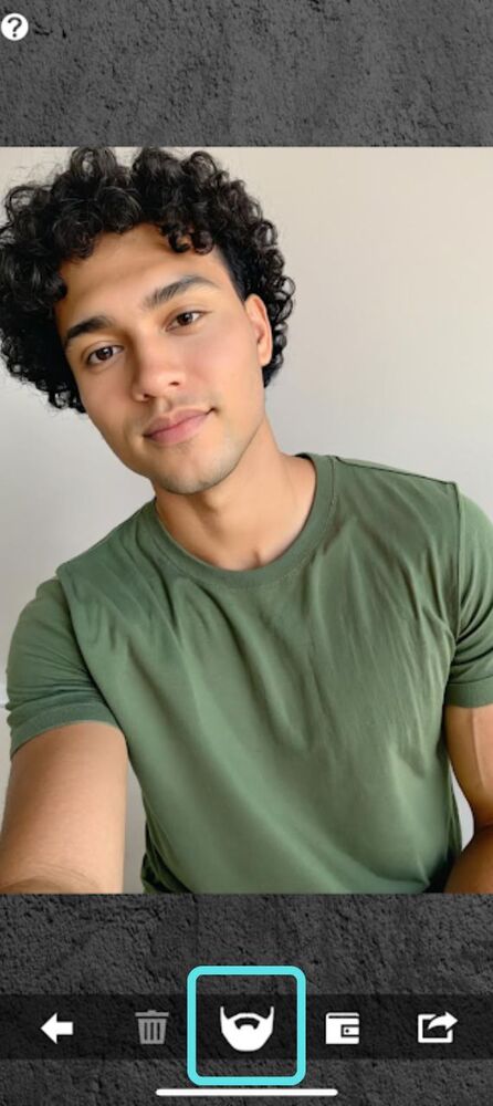 Beard icon to view beard styles