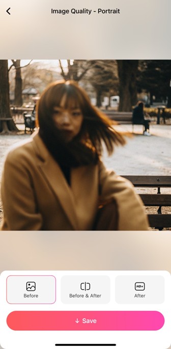 BeautyPlus app-8 แอพและเว็บไซต์ปรับภาพชัด-before