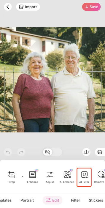 beautyplus app-ghibli filter-step 3