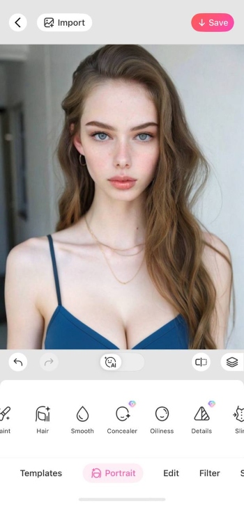 BeautyPlus App Screenshot EN - Apps Like FaceApp example after