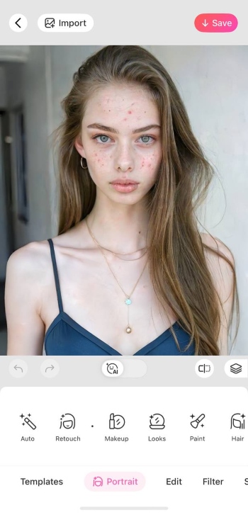 BeautyPlus App Screenshot EN - Apps Like FaceApp example before