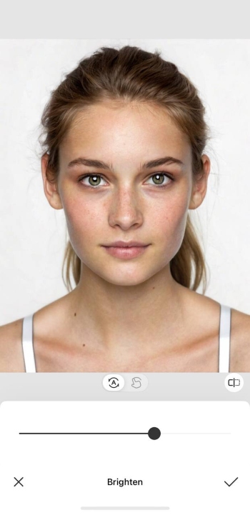 BeautyPlus App Screenshot EN - brighten result