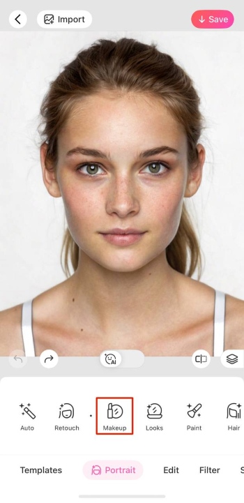 BeautyPlus App Screenshot EN - makeup