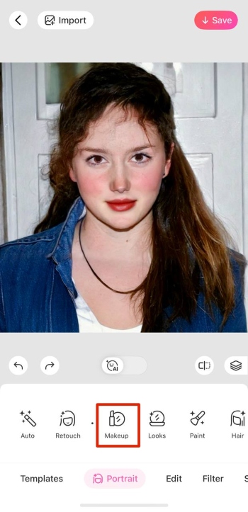 BeautyPlus App Screenshot EN - red eye remover makeup