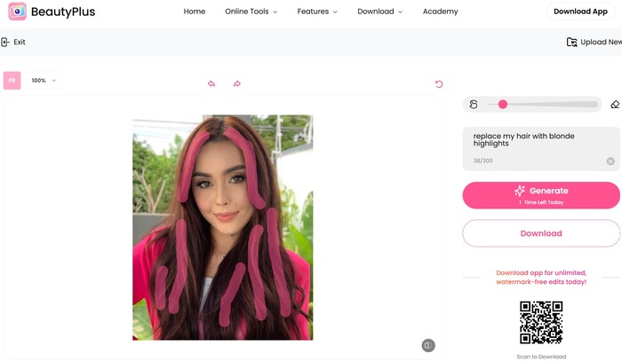 BeautyPlus online-Add Another Command