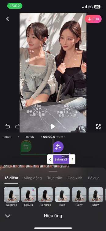 BeautyPlus-Thêm hiệu ứng video với 02