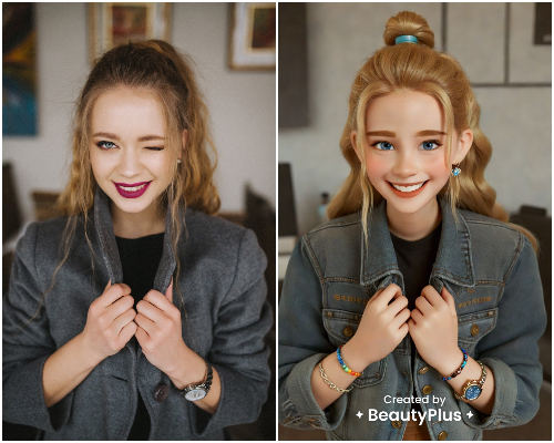 「3Dアニメ」を使用した比較画像