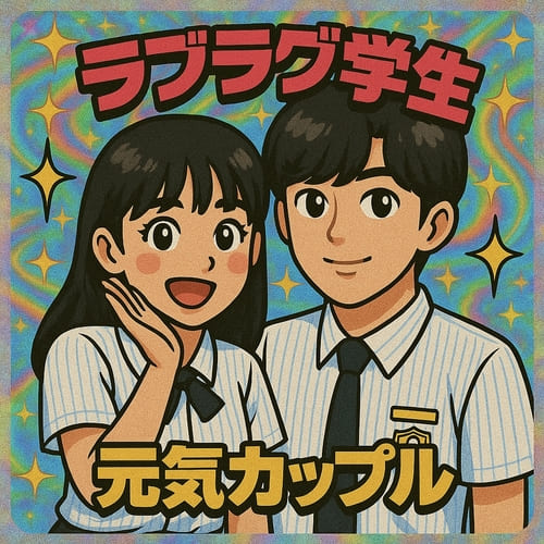 ビックリマン風シール-couple