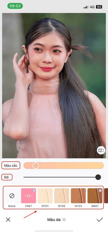 app chỉnh trắng da body-Các bộ lọc chỉnh trắng da body